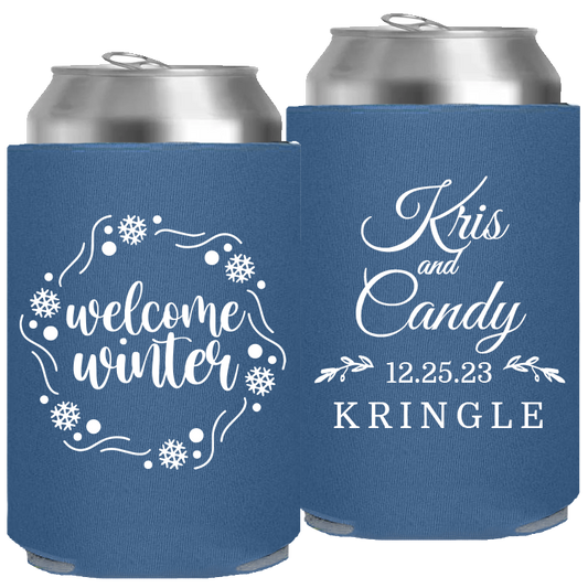 Wedding - Welcome Winter Names - Foam Can 123