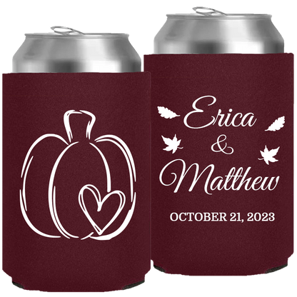 Wedding - Pumpkin - Neoprene Can 128