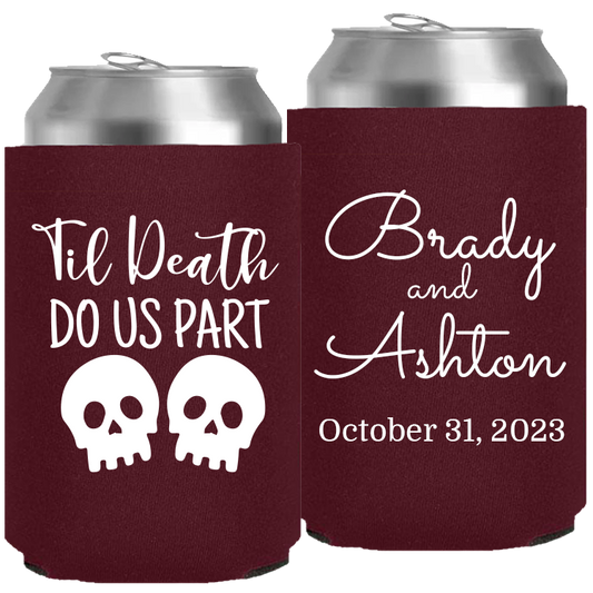 Wedding - Til Death Do Us Part Skeleton - Neoprene Can 130