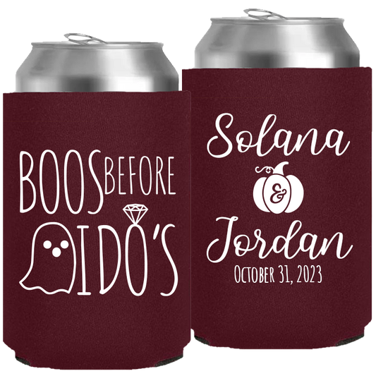 Wedding - Boos Before I Dos Pumpkin - Neoprene Can 137