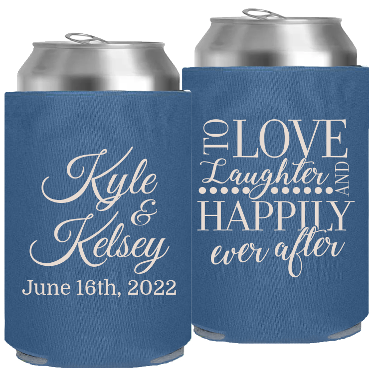 Wedding - To Love Laughter & Happily Ever After - Foam Can 013