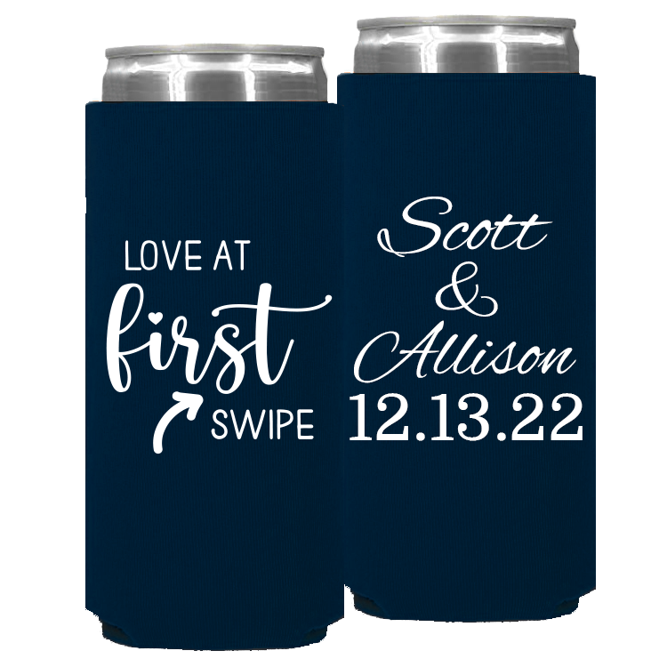 Wedding - Love At First Swipe - Foam Slim Can 143