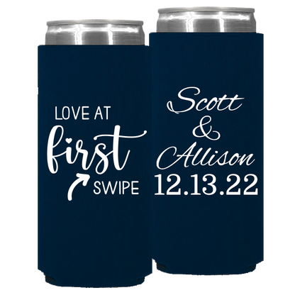 Wedding - Love At First Swipe - Foam Slim Can 143