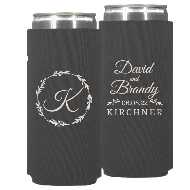 Slim 12oz Wedding Can Cooler sale #141S - I'll Drink to That - Wedding Favors, Beverage Insulators, Beer Huggers, Wedding Favor, Beer Holder