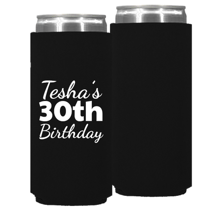 Birthday Template 14 – Neoprene Slim Can