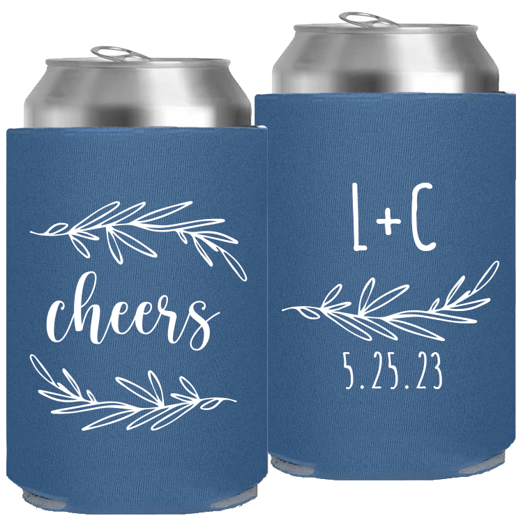 Wedding - Cheers With Leaves - Foam Can 157