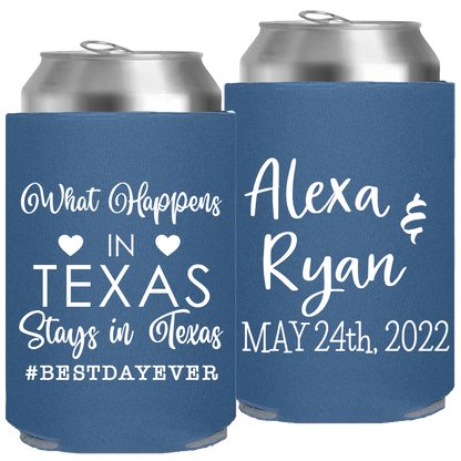 Wedding - What Happens In Texas Stays In Texas - Foam Can 163