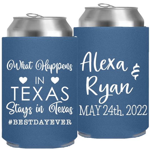 Wedding - What Happens In Texas Stays In Texas - Foam Can 163