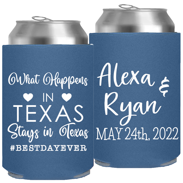 Wedding - What Happens In Texas Stays In Texas - Foam Can 163