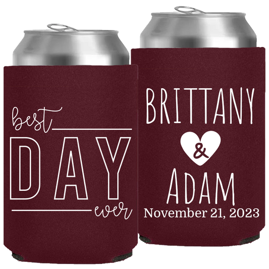 Wedding - Best Day Ever - Neoprene Can 164