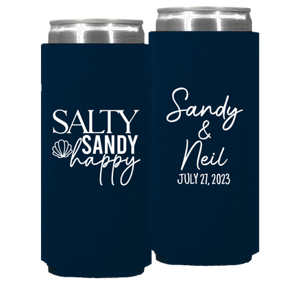 Wedding - Salty Sandy Happy - Foam Slim Can 166