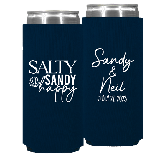 Wedding - Salty Sandy Happy - Foam Slim Can 166