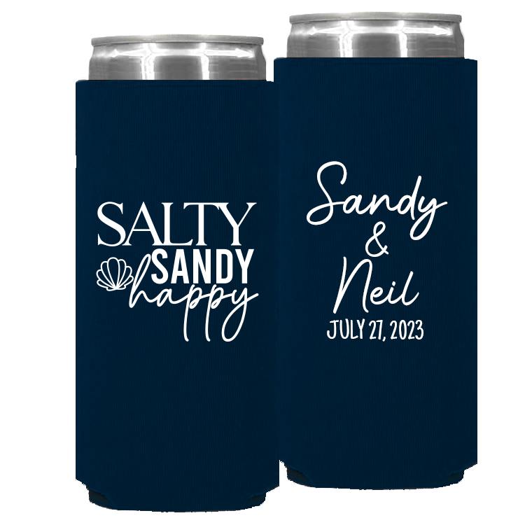 Wedding - Salty Sandy Happy - Foam Slim Can 166