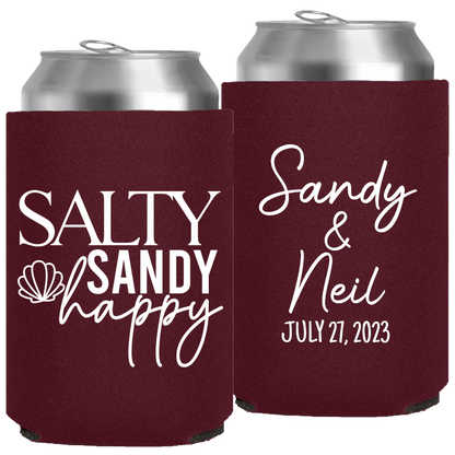 Wedding - Salty Sandy Happy - Neoprene Can 166