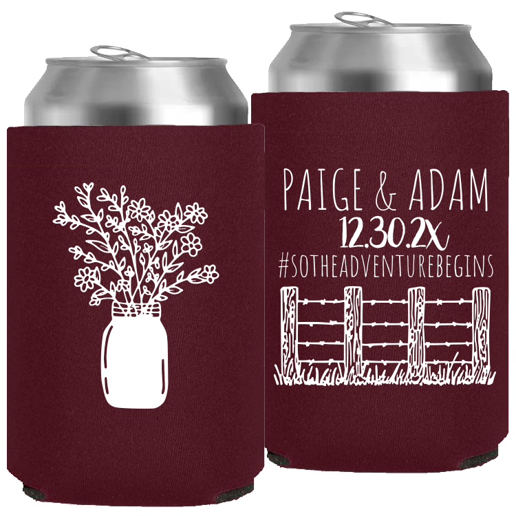 Wedding Template 175 - Neoprene Can