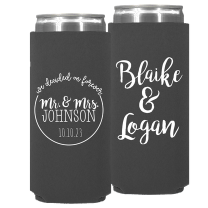 Wedding Template 176 -  Neoprene Slim Can