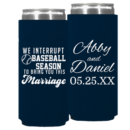 Wedding Template 184 -  Foam Slim Can