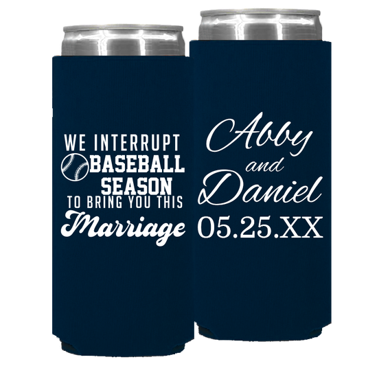 Wedding Template 184 -  Foam Slim Can