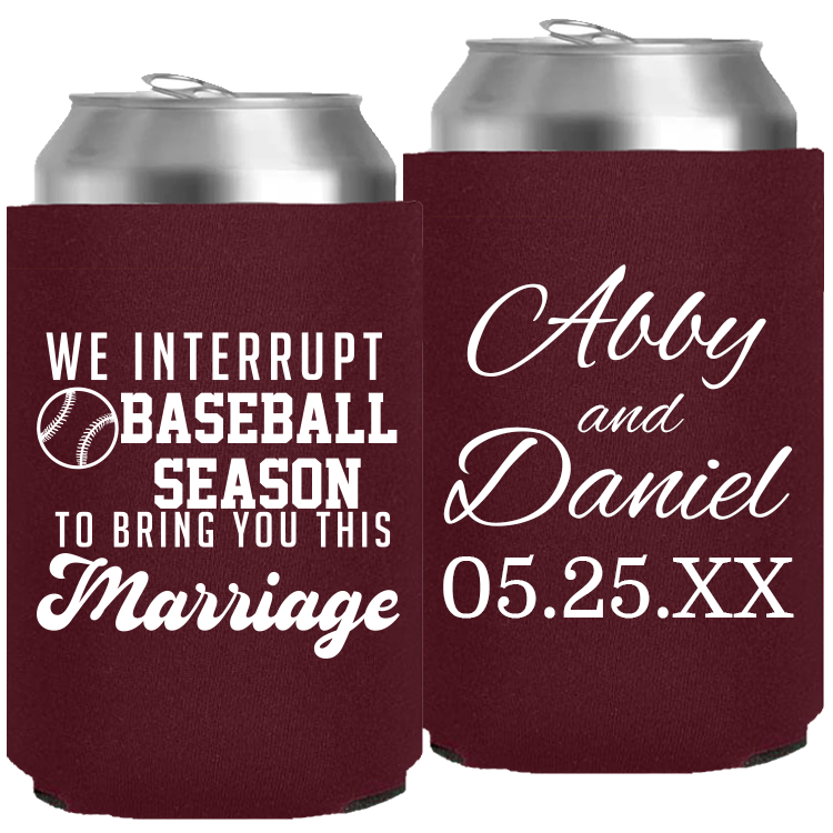 Wedding Template 184 - Neoprene Can