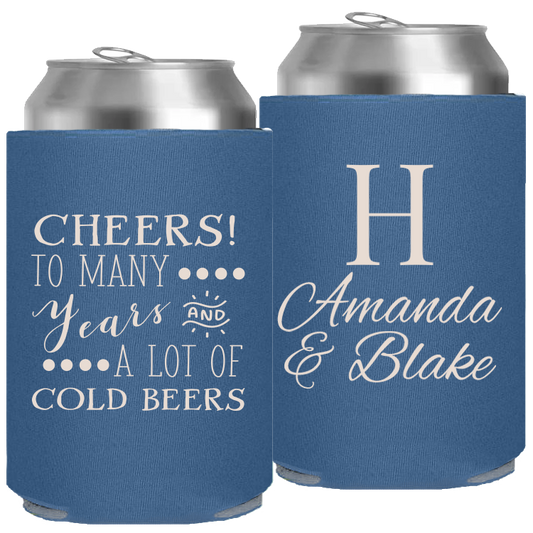 Wedding - Cheers To Many Years And A Lot Of Cold Beers - Foam Can 026