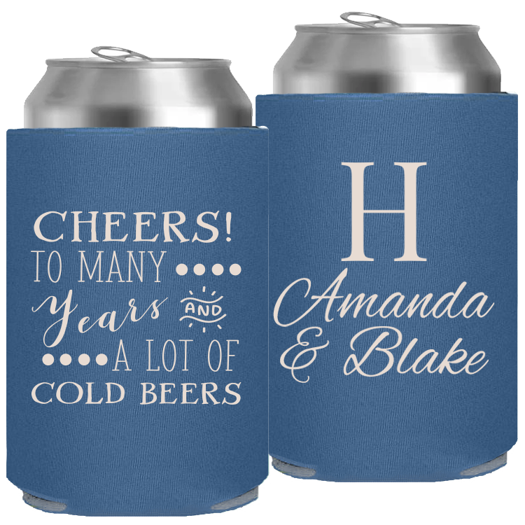 Wedding - Cheers To Many Years And A Lot Of Cold Beers - Foam Can 026