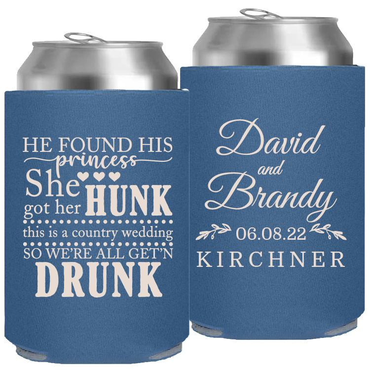 Wedding - He Found His Princess She Got Her Hunk - Foam Can 038