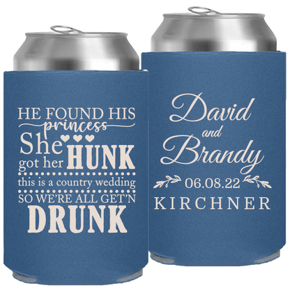 Wedding - He Found His Princess She Got Her Hunk - Foam Can 038