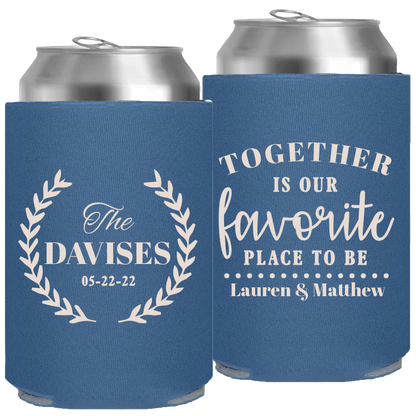 Wedding - Together Is Our Favorite Place To Be Leaves - Foam Can 050