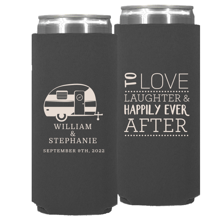 Wedding - To Love Laughter (4) Camper - Neoprene Slim Can 055