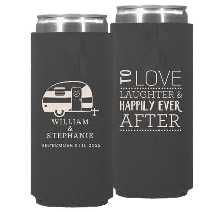 Wedding - To Love Laughter (4) Camper - Neoprene Slim Can 055