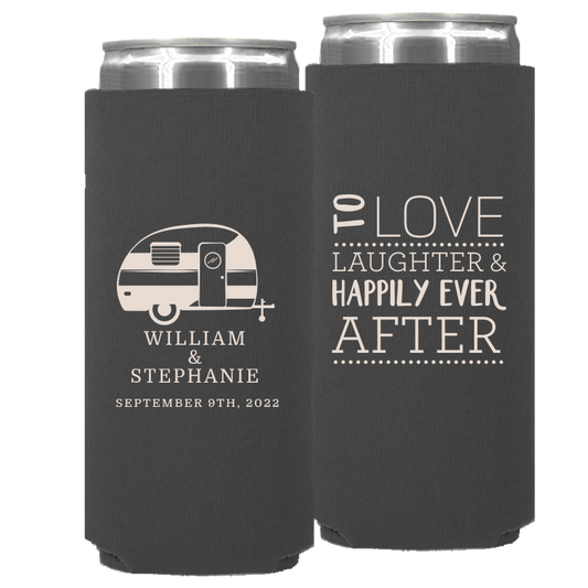 Wedding - To Love Laughter (4) Camper - Neoprene Slim Can 055