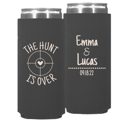 Wedding - The Hunt Is Over Target - Neoprene Slim Can 061