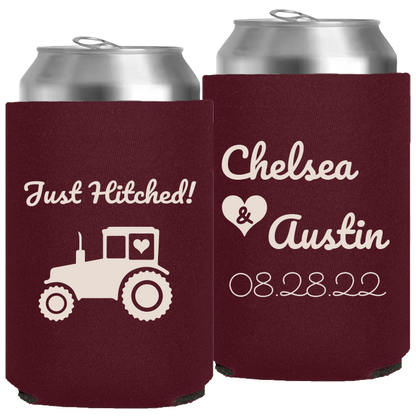 Wedding - Just Hitched! - Neoprene Can 068