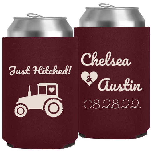 Wedding - Just Hitched! - Neoprene Can 068