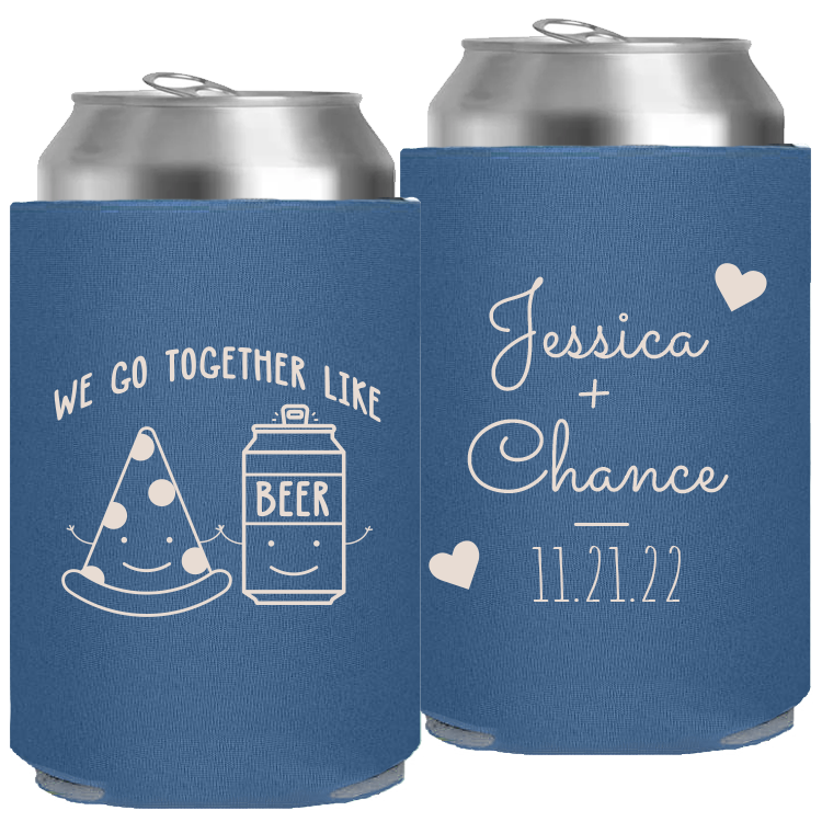 Wedding - We Go Together Like Pizza And Beer - Foam Can 075
