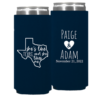 Wedding - She's Like Texas And She Likes Me - Foam Slim Can 090